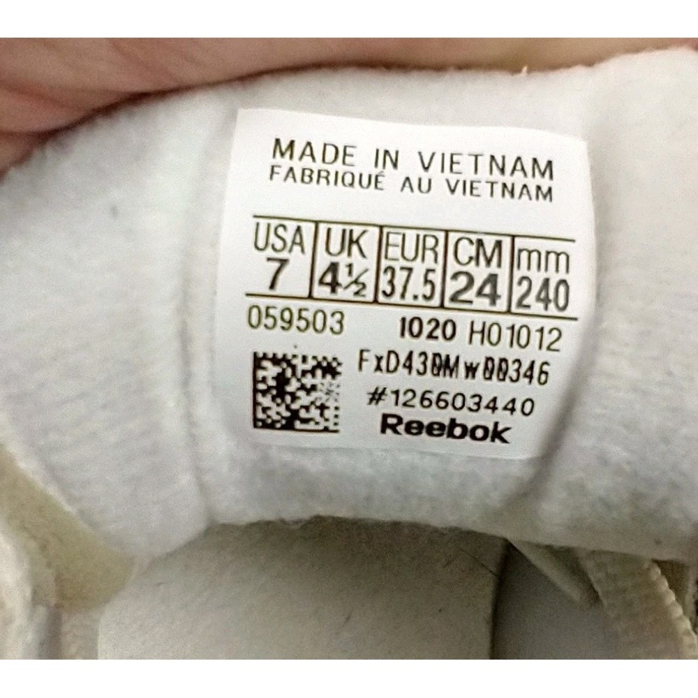Reebok Club C Cardi B‎ Sneakers Shoes Chalk White H01012 Women's 7 Designer - Picture 8 of 10